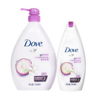 Dove 多芬 衡悦水润 沐浴乳 套装（720ml+190ml）