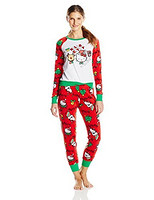 限L码：Hello Kitty 凯蒂猫 Ugly Holiday Pajama Set 睡衣套装