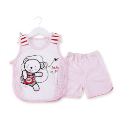 世纪娃 婴儿衣服 无袖套装 0-3岁 19.99元包邮_