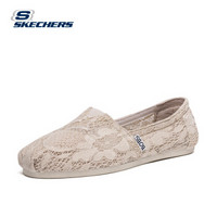 SKECHERS 斯凯奇 蕾丝钩织平底单鞋 