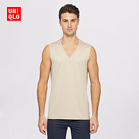 UNIQLO 优衣库 AIRism 133182  男士网眼V领背心