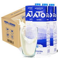 ATO 艾多 超高温处理全脂纯牛奶1L*10
