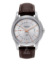 HAMILTON 汉米尔顿 Jazzmaster Traveler 爵士系列 GMT H32585557 男款机械腕表