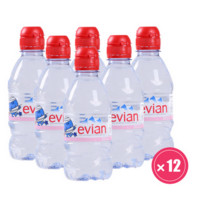 evian 依云 纯净水运动瓶帽 330ml*12瓶