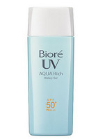 凑单品：Biore 碧柔 AQUA Rich 水活防晒保湿啫喱 SPF50+/PA++++ 90ml