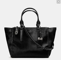 COACH 蔻驰 Haircalf 系列 Carryall 女士单肩包