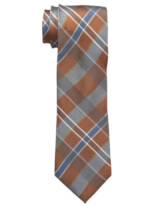 VINCE CAMUTO Canno Plaid 男士真丝领带