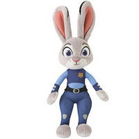 TAKARA TOMY Zootopia 疯狂动物城 Office Judy Hopps 警官朱迪 毛绒玩具（13.5英寸、可发声）