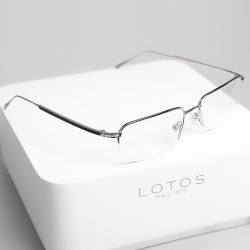 高端秀:lotos 罗特斯 in系列 镶钻18k白金眼镜 18