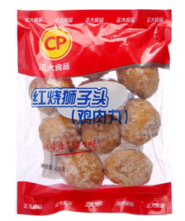 cp 正大食品 红烧狮子头 鸡肉丸 450g/袋