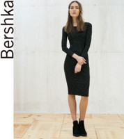 Bershka 05424429 女士长袖连衣裙