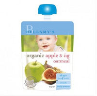 凑单品：Bellamy's 贝拉米 婴幼儿有机苹果燕麦粥 90g 