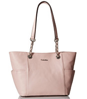 Calvin Klein Leather Chain Tote 女士手提包