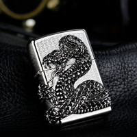 ZIPPO 芝宝 四面环绕蛇 打火机