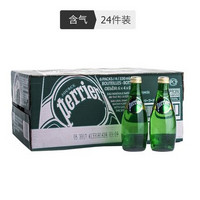 限华东：Perrier 巴黎水 含气天然矿泉水玻璃瓶装 330ml *24 *2