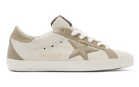 限尺码：GOLDEN GOOSE  Beige Bespoke Superstar 男士低帮运动鞋