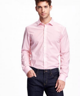 OLD NAVY 男士修身款衬衫