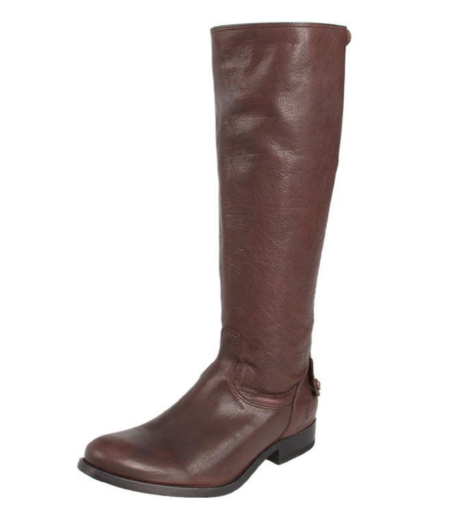 FRYE Melissa Button Back-Zip 女士高筒靴