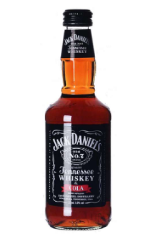 杰克丹尼 可乐威士忌味配制酒 330ml*1 洋酒