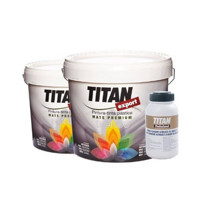 TITAN 堤丹 内墙乳胶漆套装（4L面漆*2桶+1L超浓缩底漆*1桶）