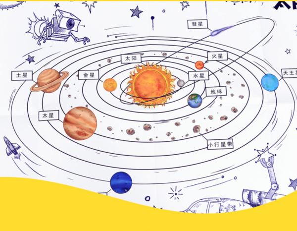 新低价,移动端: 正版《艾布克的立体笔记》赠卡片9张 太阳系海报1张