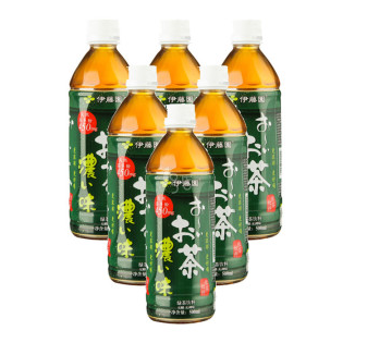 伊藤园 ITOEN伊藤園 浓味绿茶 无糖 500ml/瓶