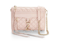 REBECCA MINKOFF Quilted mini MAC 女款真皮斜挎包