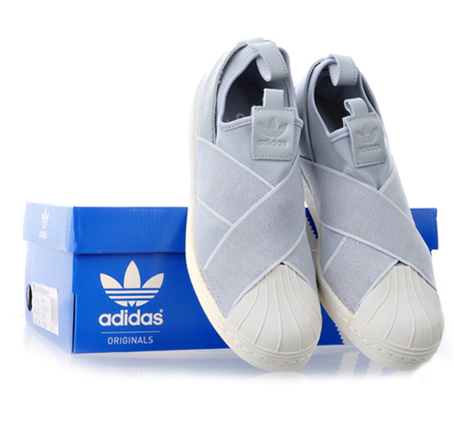 adidas 阿迪达斯 superstar系列 slip on 女款运动鞋