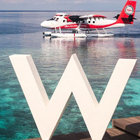 海岛游：马尔代夫超五星岛W宁静岛6天4晚自由行（往返含税机票+2沙2水含早+往返水飞）