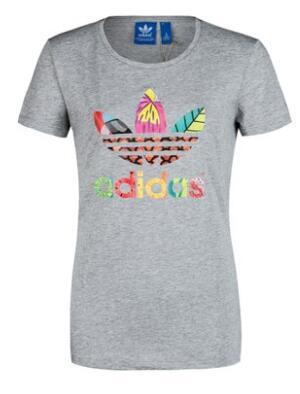 adidas 阿迪达斯 LOGO TEE FRUITS S18504 女士短袖上衣