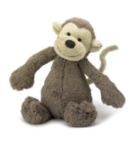 Jellycat 毛绒玩偶 害羞猴 中号 31cm