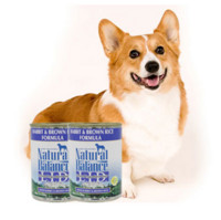 Natural Balance 雪山 兔肉糙米 犬用罐头 375g*12罐