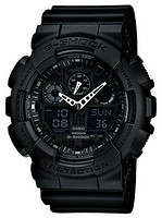 CASIO 卡西欧 G-SHOCK GA-100-1A1 男士双显运动腕表