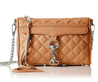 REBECCA MINKOFF Quilted mini MAC 女款真皮斜挎包