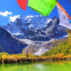 国庆出游:成都至稻城亚丁6日5晚巴士游(往返空