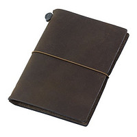 Z秒杀：MIDORI TRAVELER'S Notebook 皮质笔记本 茶色 护照型