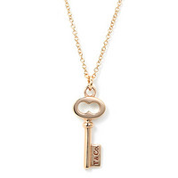 TIFFANY & Co 25460952 18K玫瑰金钥匙项链