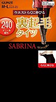 凑单品：GUNZE SABRINA Warm+系列 240D加绒加厚打底袜