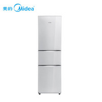 双11预售：Midea 美的 BCD-215TQMB 三门冰箱 215L