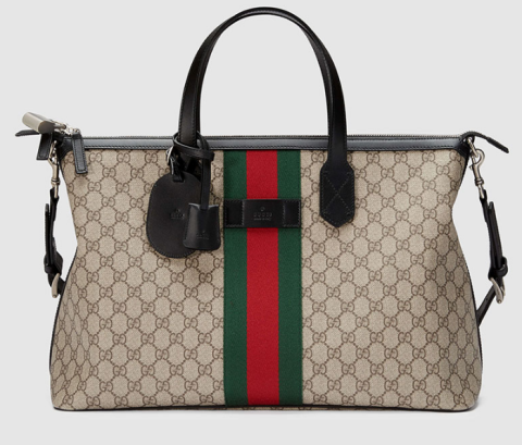 预售:GUCCI 古驰 织带系列 男士手提包\/高级行