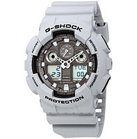 CASIO 卡西欧 G-SHOCK系列 GA-100-1A1 男士双显运动腕表