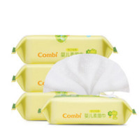 Combi 康贝 手口专用婴儿柔湿巾25片*4