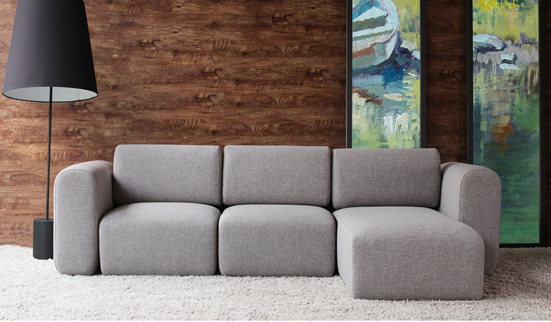 Innovation 依诺维绅 WEKRO 布艺可拆洗小户型沙发 三人位