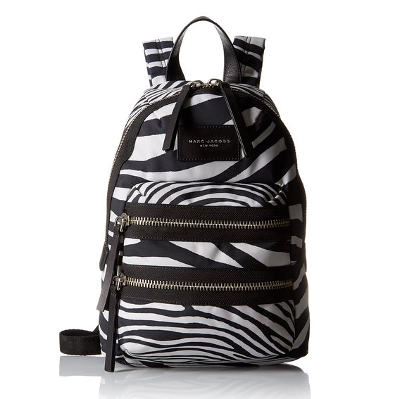 MARC JACOBS Mini Zebra Printed 女士双肩包