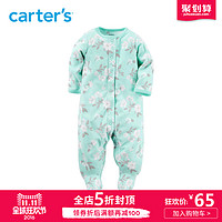 双11预告：Carter's 1件式婴儿印花长袖连体衣 新款 115G145
