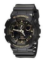 历史新低，微信端：CASIO 卡西欧 G-SHOCK GA-100CF-1A9 男士双显运动手表*3块