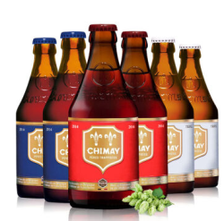 CHIMAY 智美 精酿啤酒 红帽+蓝帽+白帽 混装组