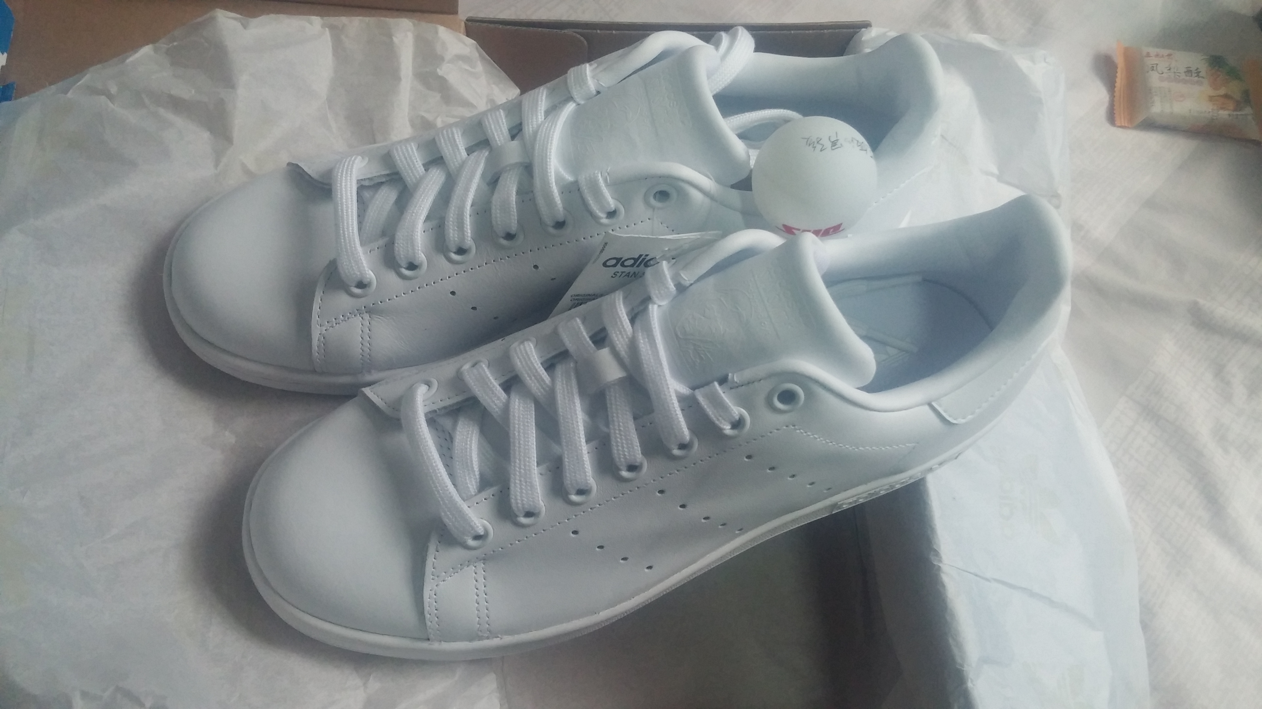 stansmith白尾,stansmith绿尾 adidas 阿迪达斯 stan smith 白尾 40.5码,货号s75104
