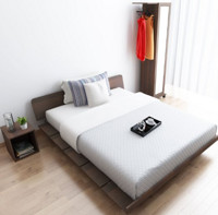 择木宜居 卧室家具套装（床+床垫 1.2*2.0m）