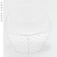 ZARA HOME 40869049250 白色网状杂志盒